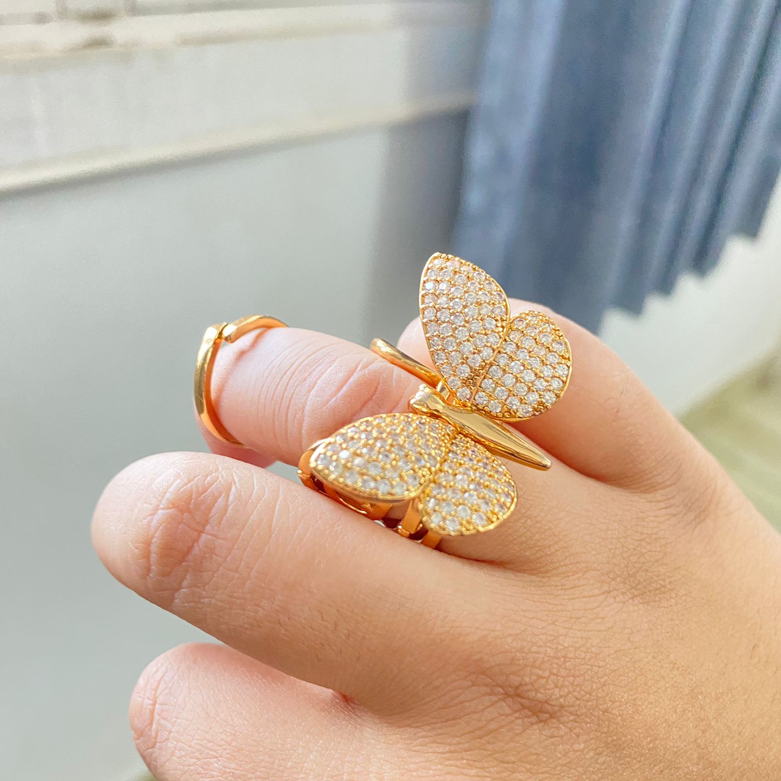 Butterfly AD Finger Ring – KaurzCrown.com